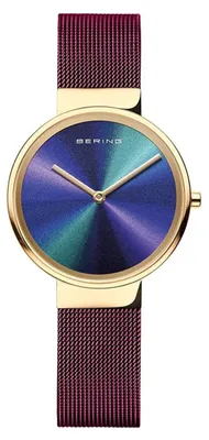 Produktbild von Bering Damen Uhr Armbanduhr Classic Aurora - 19031-929 Meshband