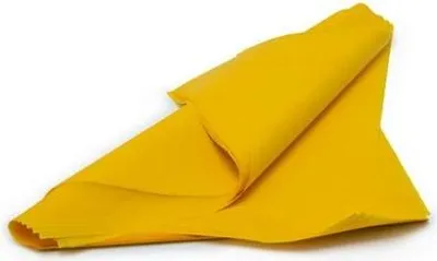 Produktbild von Tissue paper 50 x 70 cm Dunkelgelb – 100 Blatt