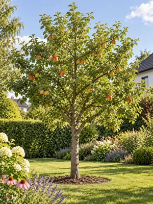 Productafbeelding van Appelboom 'Jonagold', 100-120 cm – Malus domestica, aromatische winterappel, geschikt voor tuin, terras en fruitboomgaard