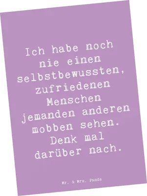 Produktbild von Mr. & Mrs. Panda Postkarte Spruch Mobbing bewältigen - Lavendeltraum - Geschenk, Trost, Vertrauem, Zuversicht, Hoffnung, Geschenke für schwierige Zeiten, Mut, kunstkarte