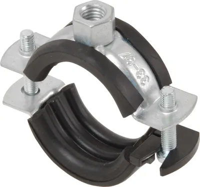 Produktbild von 2 Stück - Schraubrohrschelle Größe: 68-73 mm x M8