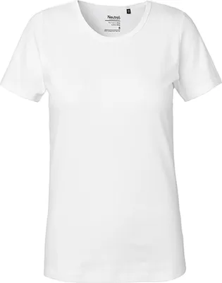 Immagine prodotto di Neutral O81029 | Maglietta Interlock da donna / 100% cotone equosolidale - Colore: Bianco - Taglia: S