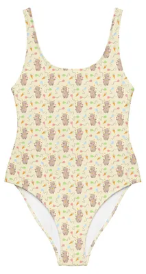 Produktbild von Mr. & Mrs. Panda Badeanzug Bär Jonglieren Größe XL - Beige - Geschenk, Damen-Badeanzug, Artistik, Schwimmanzug, Zirkus, Jongleur, Swimsuit, Shape-Badeanzug, Bademode