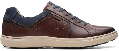 Produktbild von Clarks Sneaker Mapstone Lace, Glattleder, Braun, Herren