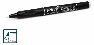 Obrázek produktu pro Pica | Classic 532/52 - Bílý permanentní popisovač 1–2 mm