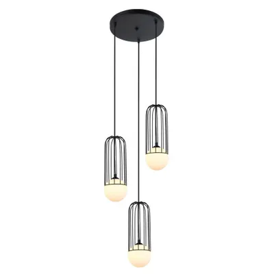 Obrázek produktu pro Lustr Italux Simon moderní černý MDM-3938/3 BK