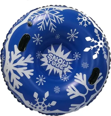 Produktbild von Aufblasbarer PVC Schneeschlauch 120 kg Belastbarkeit, Winter Schlitten - Idealer Winterspaß für Kinder und Erwachsene