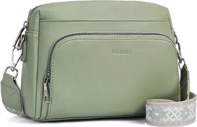 Produktbild von MUIIKOLA Umhängetasche Damen Crossbody Kunstleder RFID Schultergurt