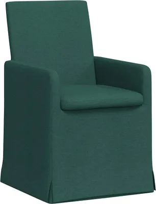 Produktbild von vidaXL Esszimmerstühle 2 stk. Stoff Dunkelgrün 57 x 67 x 95 cm