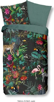 Produktbild von Good Morning Bettwäsche-Set FUNKY 135x200 cm Mehrfarbig