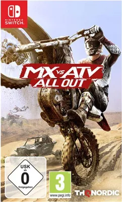 Produktbild von THQ MX vs. ATV All Out, Nintendo Switch, Multiplayer-Modus, E10+ (Jeder über 10 Jahre)
