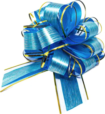 Produktbild von Oblique Unique Geschenkschleife Deko Schleife für Geschenke Tüten Zuckertüte Weihnachten Geschenkdeko - dunkelblau