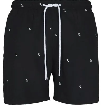 Produktbild von Urban Classics - Badeshorts bestickt für Herren TN1684 (XXL) (Schwarz)