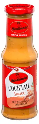 Image de Händlmaier Sauce Cocktail affinée avec des pointes d'aneth Bouteille de 200ml