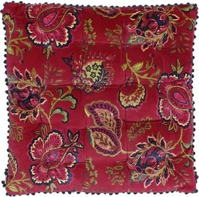 Obrázek produktu pro Paoletti - Čtverec - povlak na polštář "Malisa" RV165 (50 cm x 50 cm) (červená)