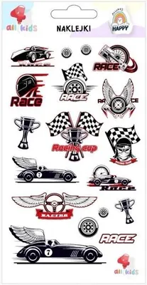 Image de Autocollants pour enfants Racing