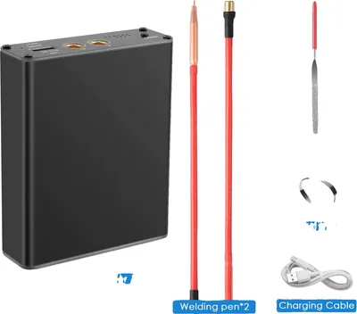 Image de Machine à souder par points, conception portable, batterie haute capacité, A, A