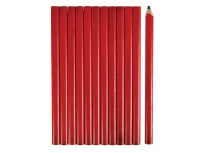 Produktbild von Zimmermannsbleistift 175 mm (12 Stück)