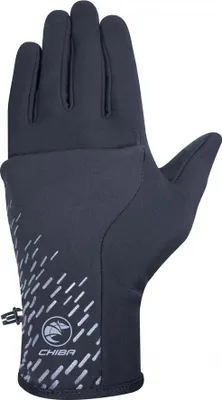 Produktbild von CHIBA All Weather Overflap - Radhandschuhe L schwarz, winddicht & wasserabwei...