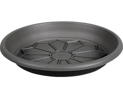 Obrázok produktu pre Miska pod kvetináč plastová Naxos Ø 20 cm antracit