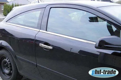Image de Inox Fenêtres Offrent Chrome pour Opel Astra H GTC Année 2005-2010 4TLG Kit