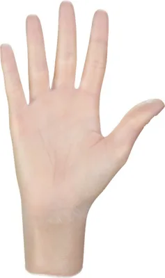 A close-up of a bare hand with fingers spread.
