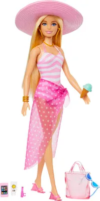 Produktbild von Mattel Barbie Plážový deň Barbie