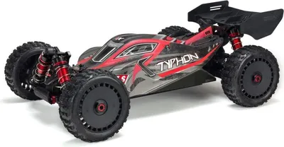 Produktbild von Arrma Karosserie schwarz/rot: Typhon 6S