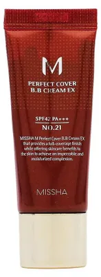 Obrázok produktu pre Missha M Perfect Cover BB Cream SPF42 Multifunkčný BB krém č. 21 Light Beige, 20 ml