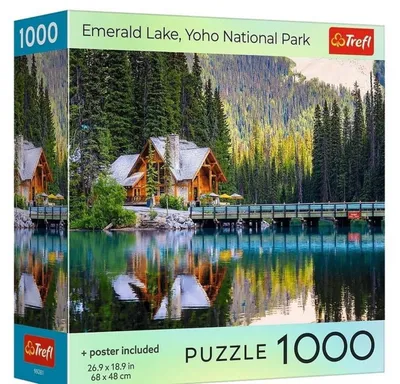 Produktbild von TREFL Puzzle Smaragdsee 1000 dll
