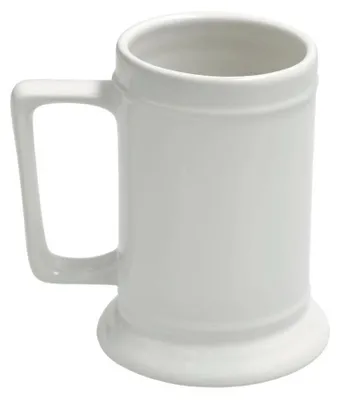 Produktbild von Bierkrug - Keramik - 530 ml - weis - krug