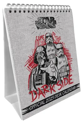 Star Wars Classic 2023 Tischkalender, 15x19 cm, Monatsplaner