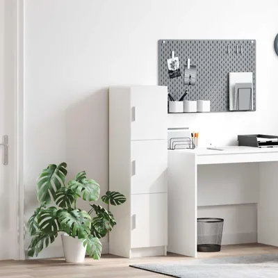 Produktbild von vidaXL Highboard Weiß 31,5 x 32 x 122,5 cm