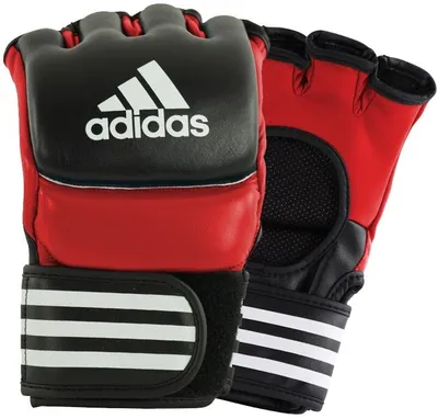 Immagine prodotto di Guanti da allenamento Adidas Pro per lotta MMA in pelle naturale rossa XL