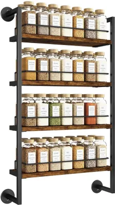 Produktbild von Vierlaagiger Wandkruidenorganizer aus Kunststoff für Küche und mehr