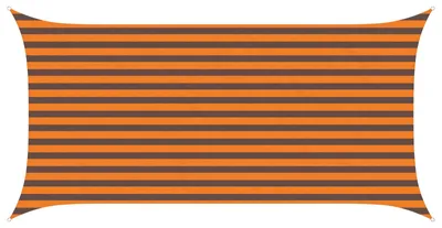 Image de vidaXL Tente d'ombrage orange et marron 4 x 2 m 100 % polyester Oxford