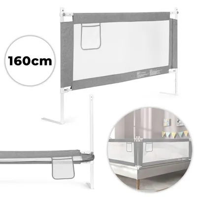 Produktbild von Bettsicherheitsgitter 160 cm mit verstellbarer Höhe und Tasche