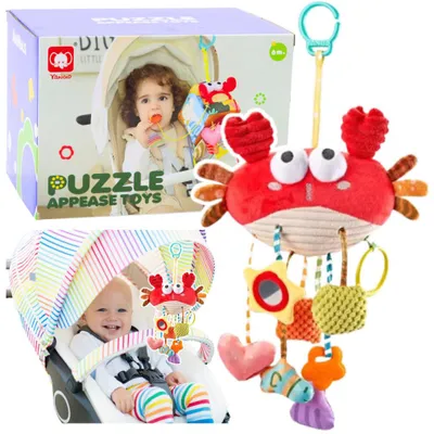 Obrázok produktu pre Senzorická závesná hračka 9v1 Crab Cot