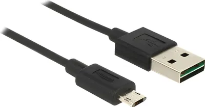 Zdjęcie produktu dla DeLOCK 83844, 1 m, USB A, Micro-USB B, USB 2.0, 0,48 Gbit/s, Czarny