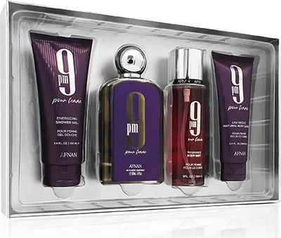 Immagine prodotto di Afnan 9pm pour Femme EDP 100 ml + spray per il corpo 150 ml + BL 100 ml + SG 100 ml (donna)