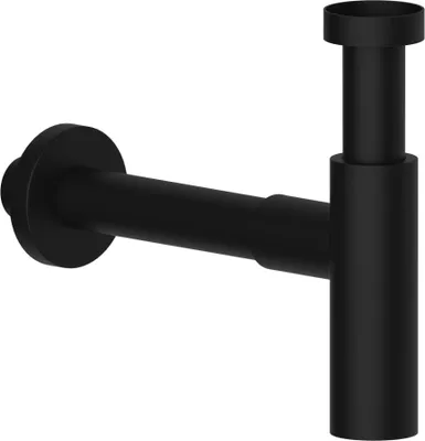 Immagine prodotto di Sifone tondo in ottone nero opaco