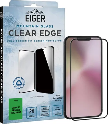 Produktbild von Eiger Schutzglas 3D für Apple iPhone 16e