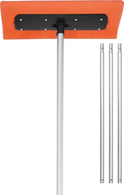 Produktbild von VEVOR Schnee Dachrechen, 45 cm Schaumstoffklinge, 225–562 cm verstellbarer Schneeschieber mit rutschfestem Griff, leichtes Schneeräumwerkzeug zum Entfernen von Laub & Schnee vom Dach