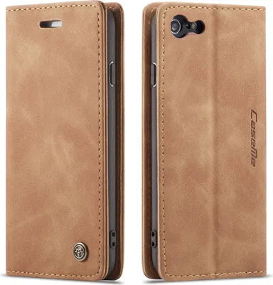 Produktbild von iPhone 6s Plus Hülle, LaimTop Retro Kunstledertasche TPU Innere, Kartenfächer, Magnetverschluss, Klapphülle mit Standfunktion Schutzhülle für iPhone 6 Plus / 6s Plus Braun