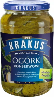 Obrázok produktu pre Krakus Ogórki Konserwowe 920 g