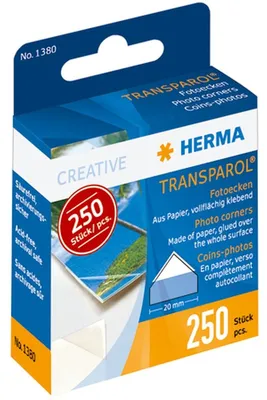 Produktbild von Herma Fotoecken 250 Stück Spendepackung               1380