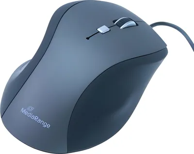 Produktbild von Mediarange Funk Maus optisch kabellos 3 Tasten 1200 dpi schwarz MROS209