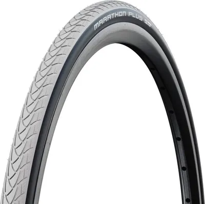 Produktbild von Schwalbe Marathon Plus 24x1.35\" (37-540) grau/schwarz HS440 Drahtreifen, unp...