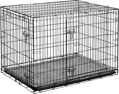Image de Cage métallique pour chien + lit 107 x 71 x 77 cm PH-202