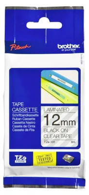 A product package for Brother TZE-131 label tape.